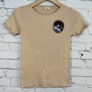 VTG 80s Stedman Lady-T‎ Size M Challenger STS 7 Single Stitch T Shirt USA Rare